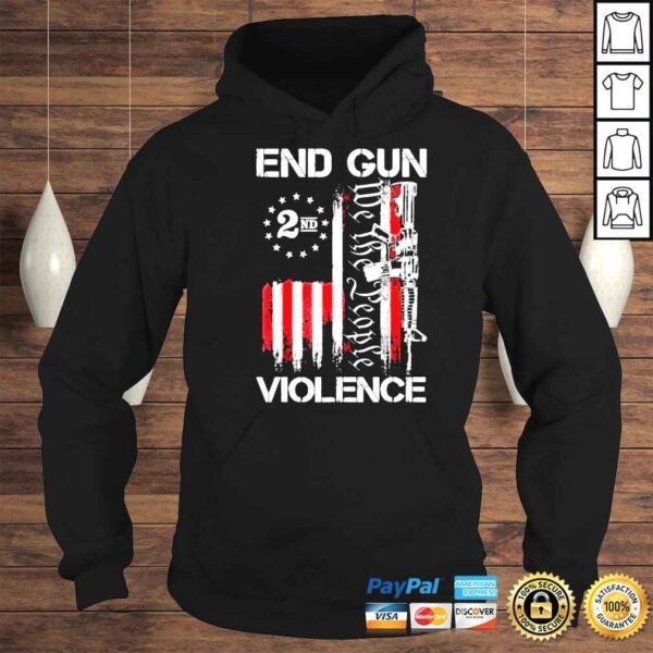 End Gun Violence 2nd We The People American Flag Shirt - Image 4