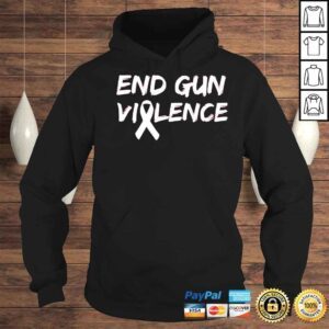 Hoodie End Gun Violence Ribbon Shirt