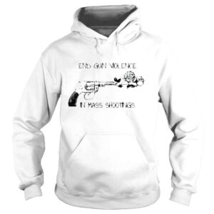 Hoodie End gun violence in mass shooting pray for uvalde Texas shirt