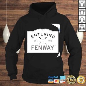 Hoodie Entering Fenway logo shirt