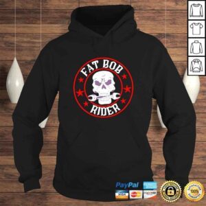 Hoodie Fat bob rider skull shirt