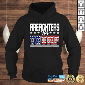 Hoodie Firefighters for Trump American flag 2022 shirt