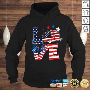 Hoodie Flip Flop Love American Flag shirt