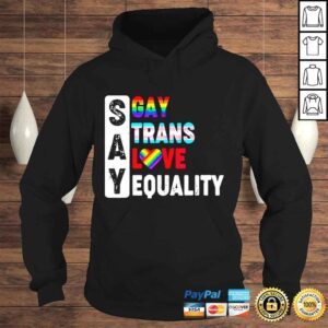 Hoodie Florida gay say gay say trans stay proud lgbtq gay rights shirt