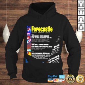 Hoodie Forecastle Festival 2022 line up shirt