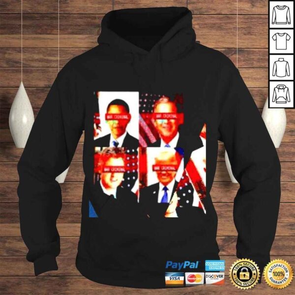 Four Presidents of United State War Criminal shirt - Image 4