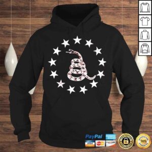 Hoodie Gadsden Rattlesnake Betsy Ross Flag Ring Of Stars TShirt