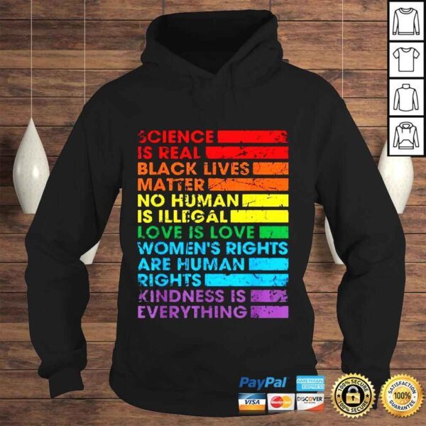 Gay Pride Science Is Real Black Lives Matter LGBT Shirt - Image 4