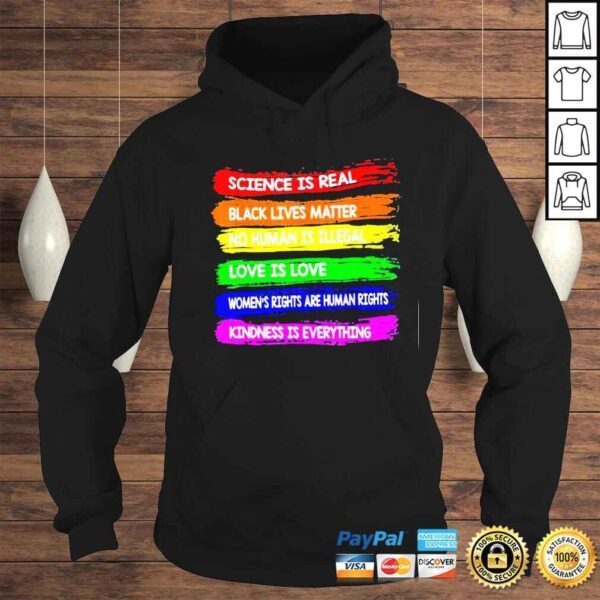 Gay pride science is real black lgbtq matter love is love shirt - Image 4