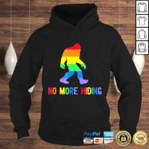 Hoodie Gay pride support sasquatch no more hiding lgbtq ally shirt