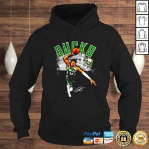 Hoodie Giannis Antetokounmpo Milwaukee Bucks Charge signature shirt