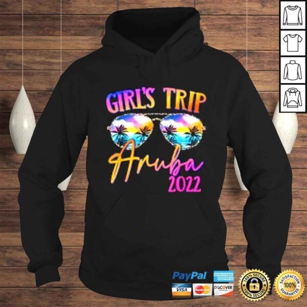 Girls Trip Aruba 2022 Sunglasses Summer Matching Group Shirt - Image 4