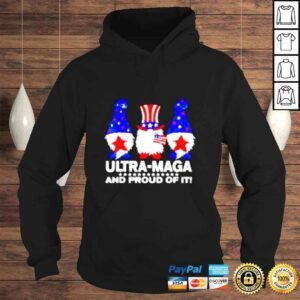 Hoodie Gnomes ultra maga and proud of it 4th of July shirt