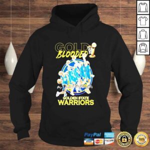 Hoodie Gold Blooded Golden State Warriors Players signatures shirt