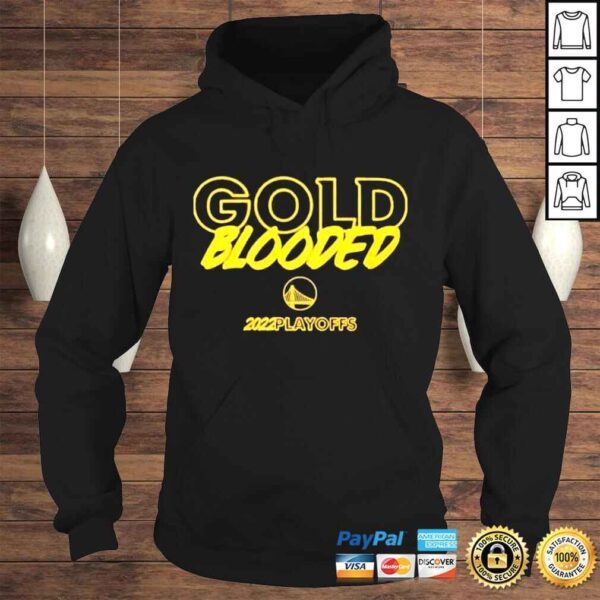 Gold blooded 2022 playoffs shirt - Image 4