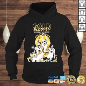 Hoodie Gold blooded 2033 playoffs golden state team player shirt