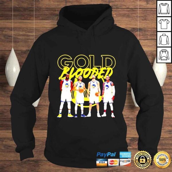 Golden Blooded Golden State Warriors Players shirt - Image 4