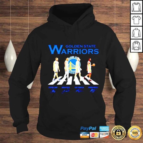 Golden State Warriors 2022 Abbey Road signatures shirt - Image 4