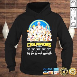 Hoodie Golden State Warriors 2022 Western Conference Championship Signatures shirt