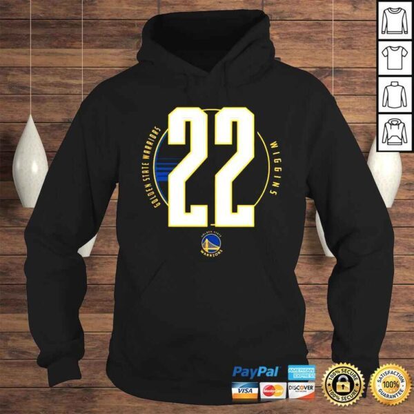 Golden State Warriors 22 Wiggins shirt - Image 4