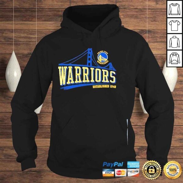 Golden State Warriors 47 Hometown Regional Golden Gate Bridge T Shirt - Image 4