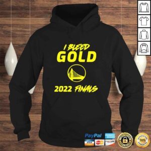 Hoodie Golden State Warriors I bleed gold 2022 finals shirt