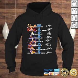 Hoodie Golden State Warriors Players 2022 signatures shirt