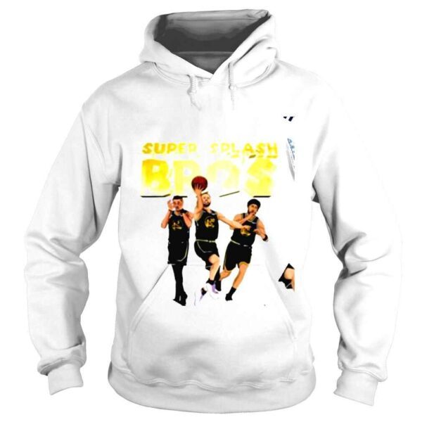 Golden State Warriors Super Splash Bros cartoon shirt - Image 4