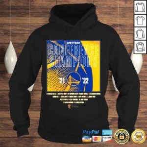 Hoodie Golden State Warriors Western Conference Champions 20212022 shirt