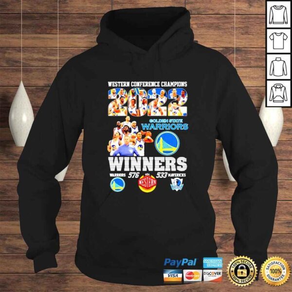 Golden State Warriors Western Conference Champions Winners 2022 shirt - Image 4