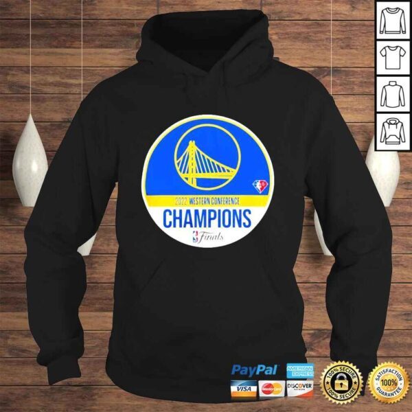 Golden State Warriors WinCraft 2022 Western Conference Champions shirt - Image 4