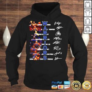 Hoodie Golden State Warriors all team 2022 signatures shirt