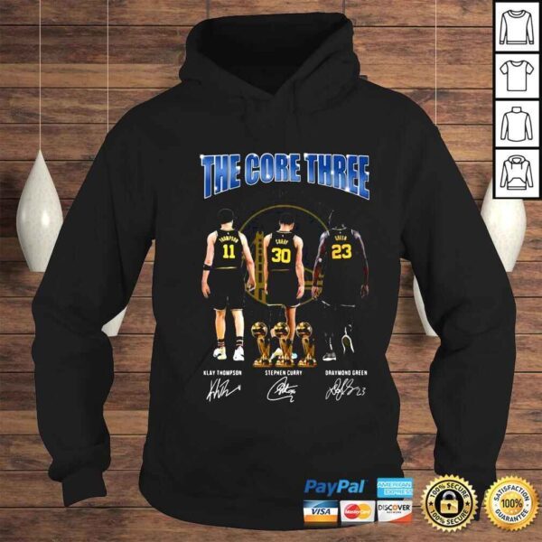 Golden State Warriors the core three Klay Thompson Stephen Curry Draymond Green shirt - Image 4