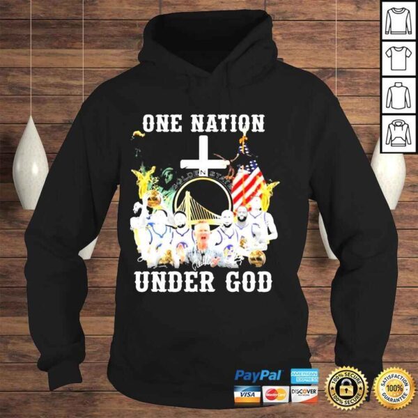 Golden state one nation under god team player 2022 shirt - Image 4