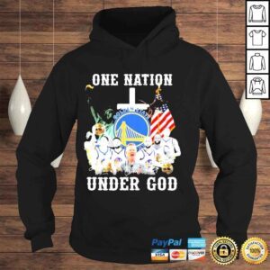 Hoodie Golden state one nation under god team player American shirt