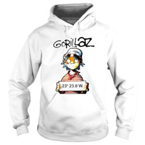 Hoodie Gorillaz mugshot shirt