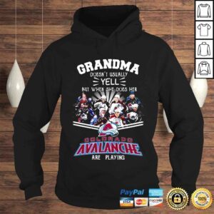 Hoodie Grandma Doesn t Usually Yell But When She Does Her Colorado Avalanche Shirt