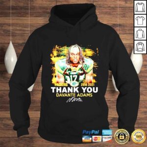 Hoodie Green Bay Packers thank you Davante Adams 20142021 signature shirt