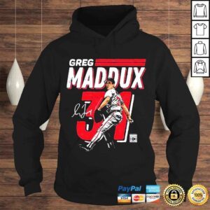 Hoodie Greg maddux atlanta dash wht shirt