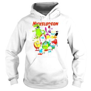 Hoodie Group Shot All Retro 90s Characters Chuckie Finster Rugrats TShirt