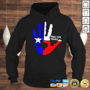 Hoodie Hand Pray For Texas Flag Shirt