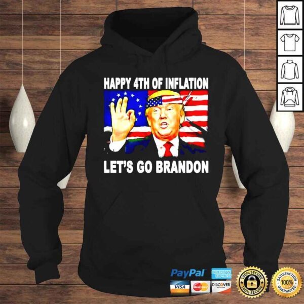 Happy 4th of Inflation Lets go Brandon shirt - Image 4