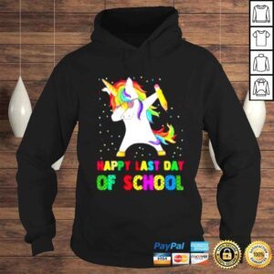 Hoodie Happy Last Day Of School 2022 Teacher Student Cute Unicorn Shirt