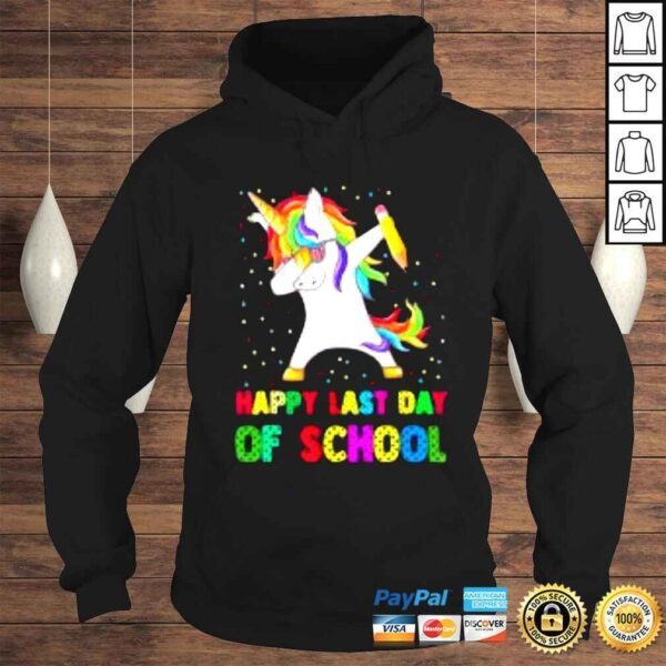 Happy Last Day Of School 2022 Teacher Student Cute Unicorn Shirt - Image 4