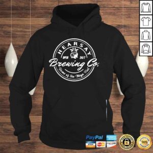 Hoodie Hearsay brewing company shirt