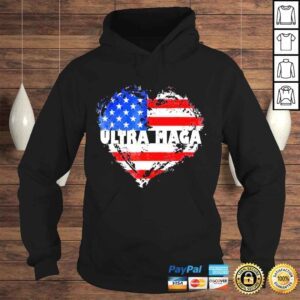 Hoodie Heart Ultra Maga Proud US Flag UltraMaga Shirt