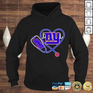 Hoodie Heartbeat Nurse Stethoscope New York Giants shirt