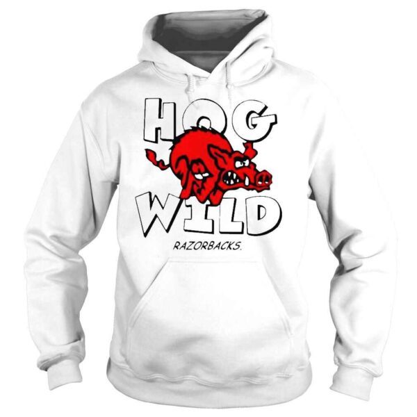 Homefield Apparel Hogfield Arkansas Hog Wild Razorbacks Retro Shirt - Image 4