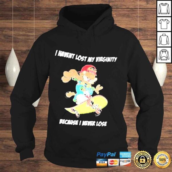 I Haven’t Lost My Virginity Because I Never Lose Garfield Black Shirt - Image 4