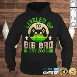 Hoodie I Leveled Up To Big Brother Est 2023 Promoted To Big Bro Shirt